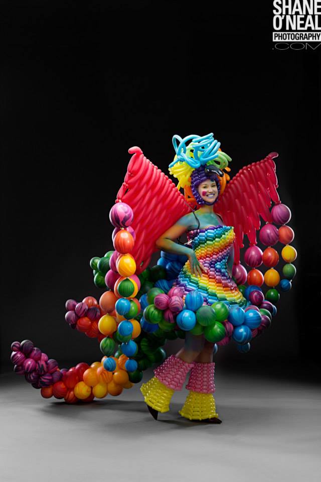 circus couture balloon dresses