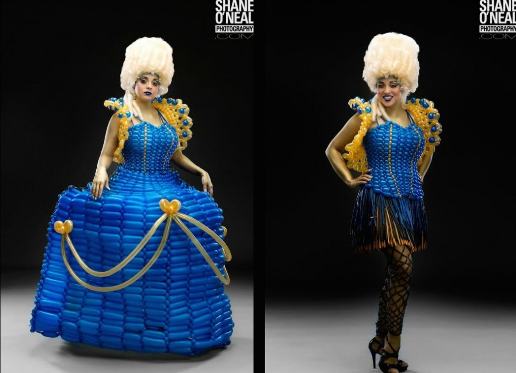 circus couture balloon dresses