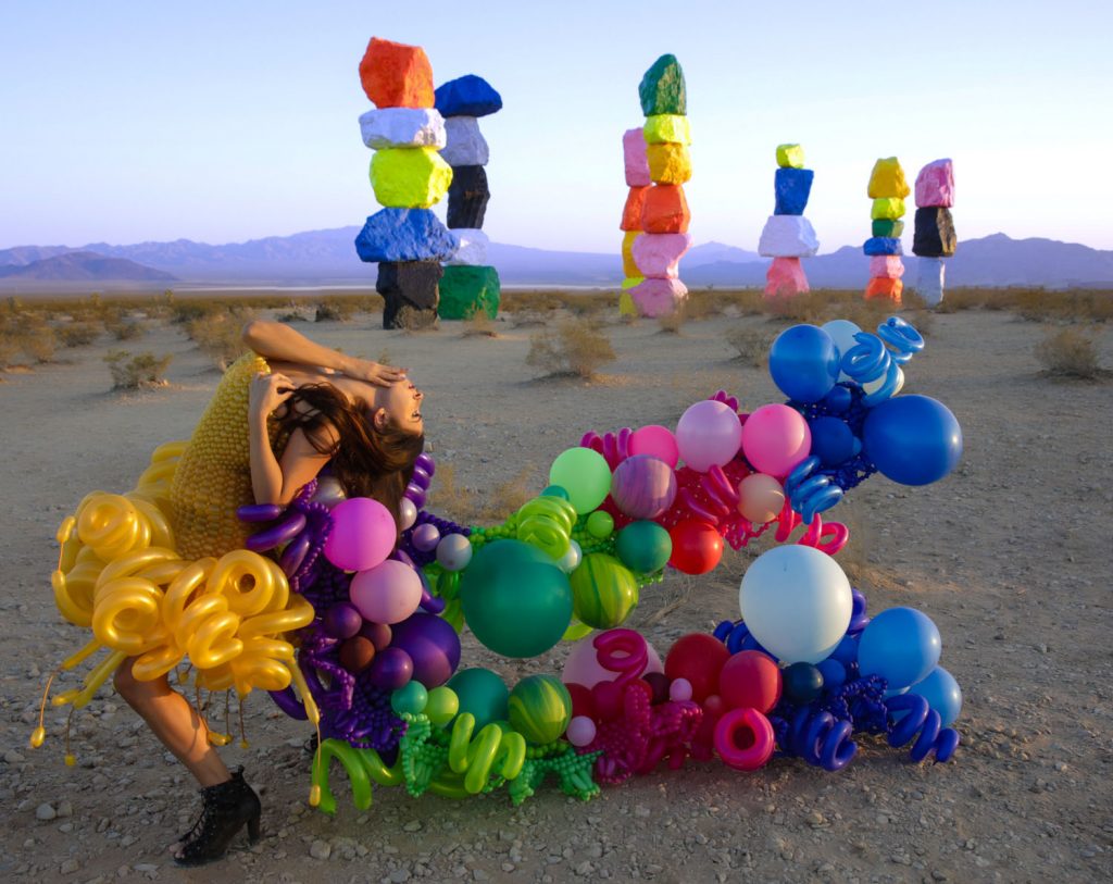 Balloon Dress at Seven Magic Mountains